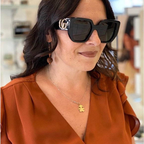 GUCCI Grey Geometric Ladies Sunglasses
GG0956S 003 54 - Picture 8 of 14